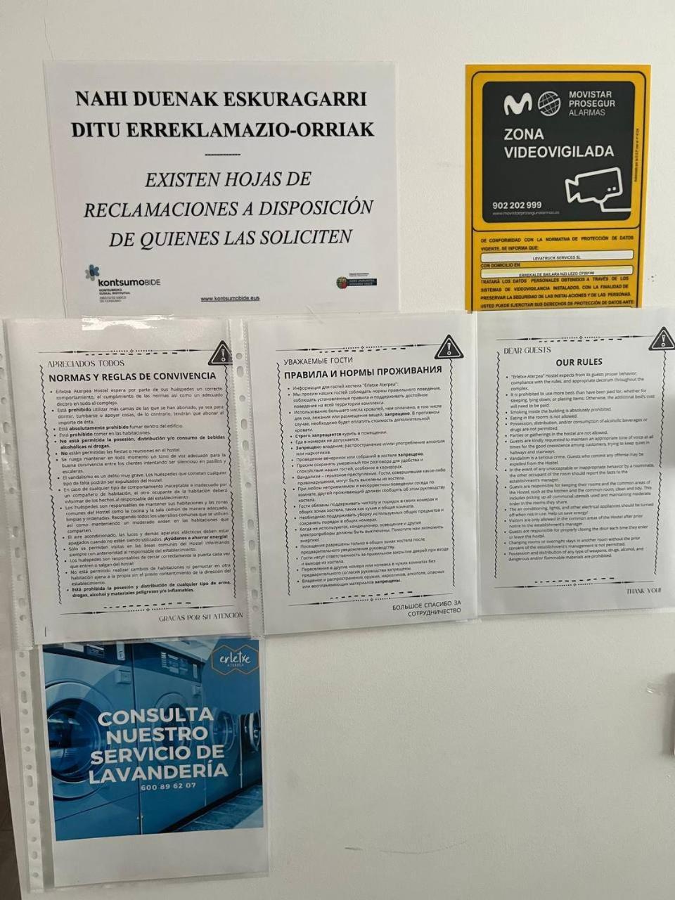 Ostello Erletxe Aterpea Lezo Esterno foto
